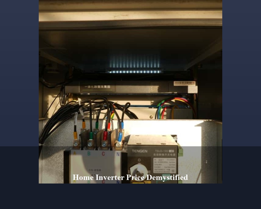 Home Inverter Price Demystified
